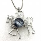 Pegasus Pendant 20mm handmade Snap  Necklace  18mm Snap Jewelry