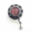 Retractable Badge Reels with Belt Chest Pocket Clip With handmade 20mm snap  Lanyard