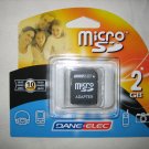 Brand New Sealed Dane-Elec 2GB microSD Secure Digital SD Card - DA-SDMC-2048-R