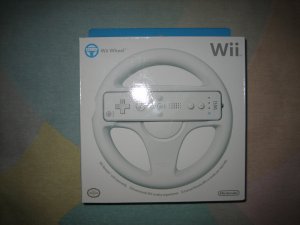 Brand New Official Wii Wheel by Nintendo Sealed