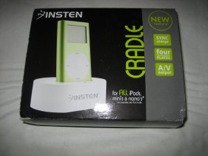 Brand New Insten iPod Video Nano Cradle Charger White