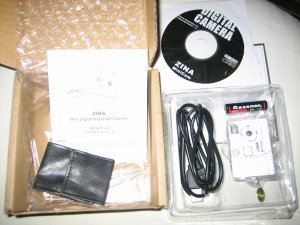Zina Mini Digital Photo Key Chain Camera NEW