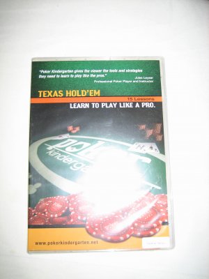 Brand New Texas Hold'em 15 Lessons - Learn to Play Like a Pro Poker Kindergarten