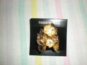 Brand New Fashion Stretch Ring Lady Party Jewelry GOLD