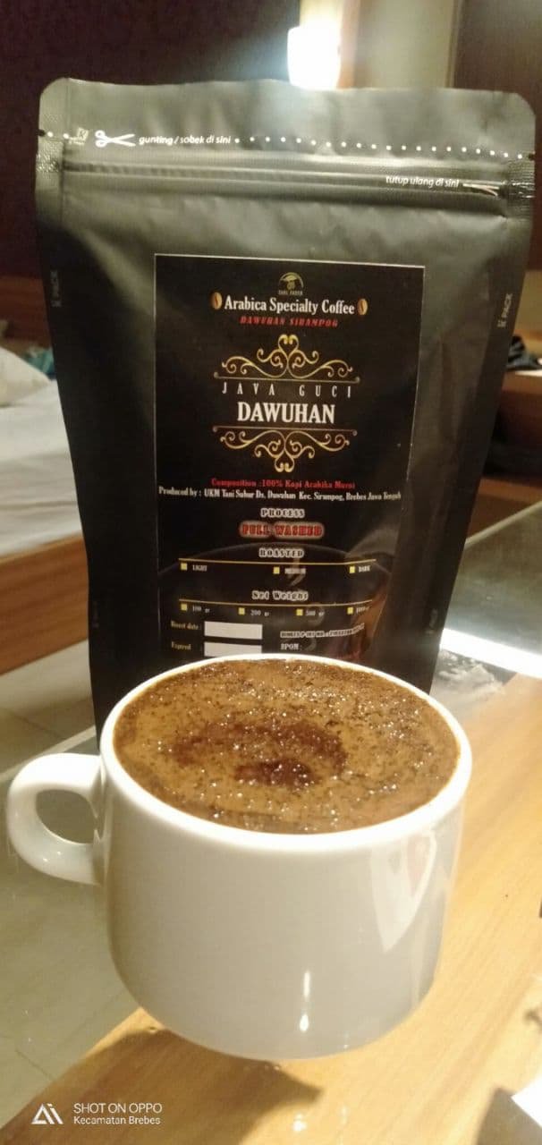 3x100grams Coffee DAWUHAN "Arabica Specialty Coffee" with Full Washed Process