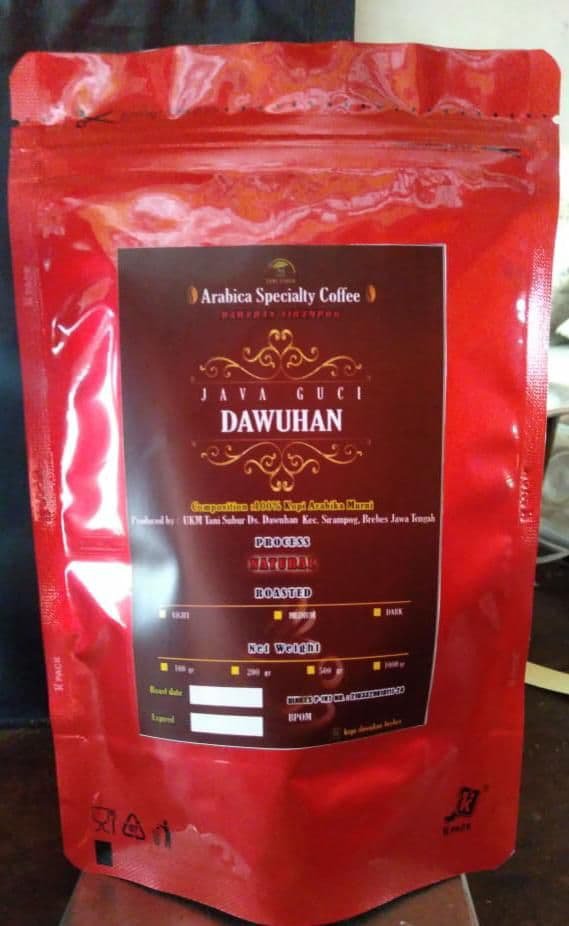 3x100grams Coffee DAWUHAN "Arabica Specialty Coffee" with Natural Process