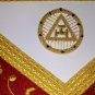 Hand embroidered masonic royal arch php past high priest apron with collar