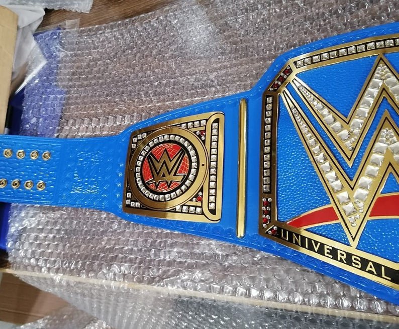 WWE Universal Smackdown Heavyweight Blue Championship Wrestling Belt