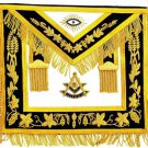 Hand MADE GOLD Bullion Masonic Past Master Embroidered Aprons Apron HIGH END