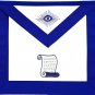 Regalia Craft Masonic Apron Set 15 Pieces Blue Lodge Leather Apron Machine Embroidery