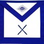 Regalia Craft Masonic Apron Set 15 Pieces Blue Lodge Leather Apron Machine Embroidery