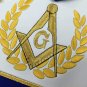 Regalia Craft Masonic Blue Lodge Master Mason Apron Set Apron,Collar,Gauntlets (Cuffs)