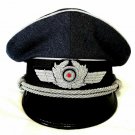 WW II German Air force Luftwaffe Officers Pilot Visor Hat Collectible Militaria