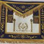 Masonic Navy Blue Apron Master Mason Square G & Pillars Freemasons Gold Fringe