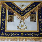 Masonic Apron-Embroidered Past Master Apron Royal Blue (Blue & Gold )