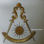 Masonic Apron-Embroidered Past Master Apron Royal Blue (Blue & Gold )