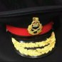 British Army Generals No1 Service Dress Cap, Officer, Military Hat, Gold Peaks