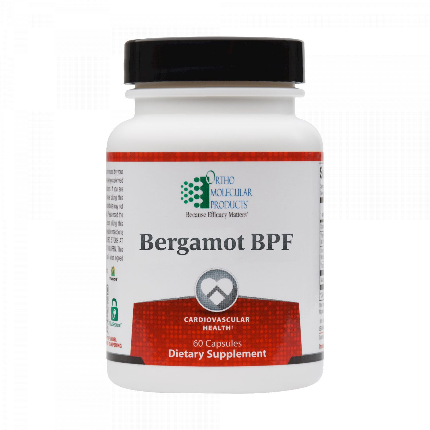 Ortho Molecular Bergamot Bpf 60 Capsules 14 B Day Ship