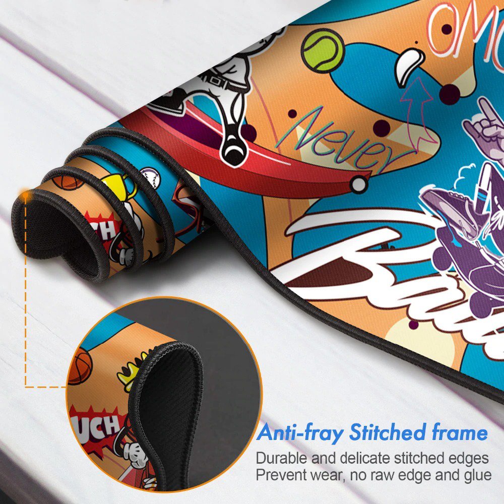 Graffiti Fun Style Mouse Pad 900x400mm XL Size Desk Mat