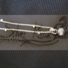 N012Necklace decorate with small caviar come with round pendant
