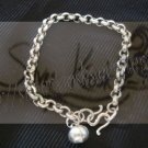 B03plain bracelet with round bell