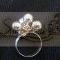 R013ring decorate with silver balls