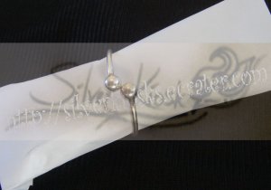 R016plain ring with ball on the tip
