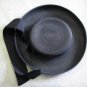 Black Pancake Maxine Straw Hat
