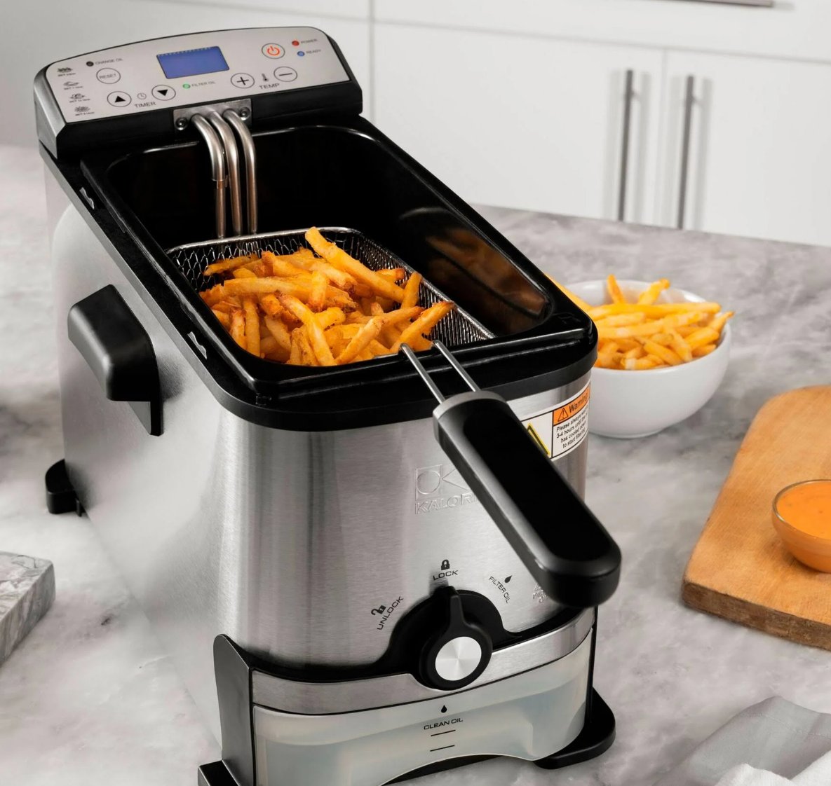 Kalorik Digital Deep Fryer with Oil Filtration