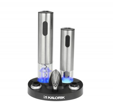 Kalorik Wine Lovers Wine Opening Set, Black