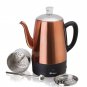 Euro Cuisine PER08 Stainless Steel Percolator, 8 cups