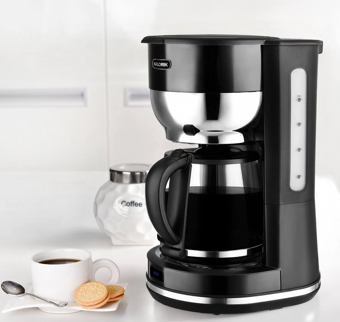 Kalorik Retro 10 Cup Coffee Maker Black