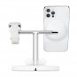 Belkin BOOST CHARGE PRO 3-in-1 Wireless Charger with MagSafe - White