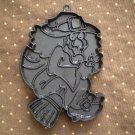 VINTAGE HALLMARK COOKIE CUTTER WITCH HALLOWEEN BLACK