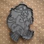 VINTAGE HALLMARK COOKIE CUTTER WITCH HALLOWEEN BLACK