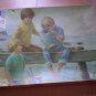Vintage 1975 Jigsaw Puzzle Milton Bradley Tranquility 4595-3 MB SEALED 1000pc BOYS FISHING