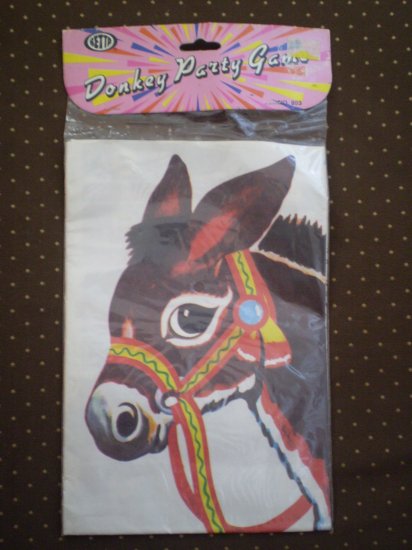 pin the on the donkey party game betta 1989 gremlins christmas ornament
