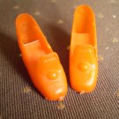 Vintage Barbie Orange Pilgrim Shoes Hong Kong