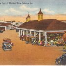 New French Market, New Orleans, LA postcard vintage