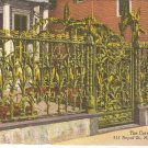 Corn Fence, 915 Royal St, New Orleans, LA postcard vintage