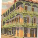 Lace Work in Iron, New Orleans, LA postcard vintage