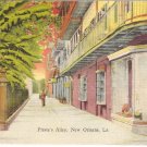 Pirate's Alley, New Orleans, LA postcard vintage