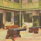 Courtyard & Prison Rooms in Cabildo, New Orleans, LA postcard vintage