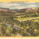 Lower Oak Creek Canyon Arizona postcard  vintage