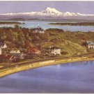 Victoria B.C. Mount Baker from Shoal Bay postcard