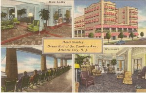Hotel Stanley Atlantic City NJ postcard