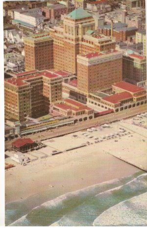 Chalfonte Haddon Hall Atlantic City NJ postcard