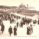 NICE France La Promenade des Anglais Effet de Vagues b&w postcard