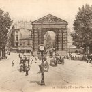 Bordeaux La Place de la Victoire - SVI  b&w postcard