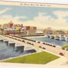 Des Moines River Iowa vintage postcard Art Tone Glo Var Finished